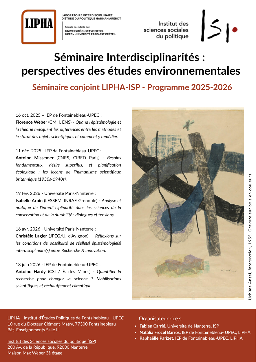 Affiche séminaire